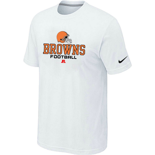 Nike Cleveland Browns Critical Victory NFL T-Shirt - White